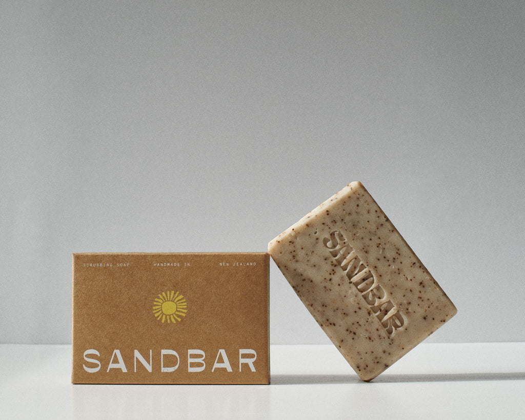 Ground Coffee & Mānuka Scrubbing Soap